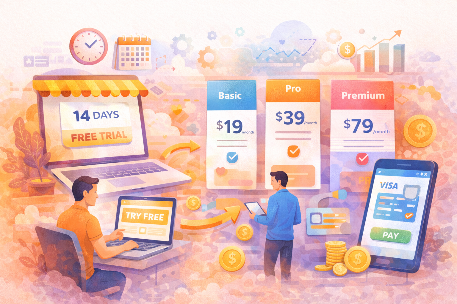 SaaS Ürünleri İçin Deneme ve Fiyatlandırma Akışları