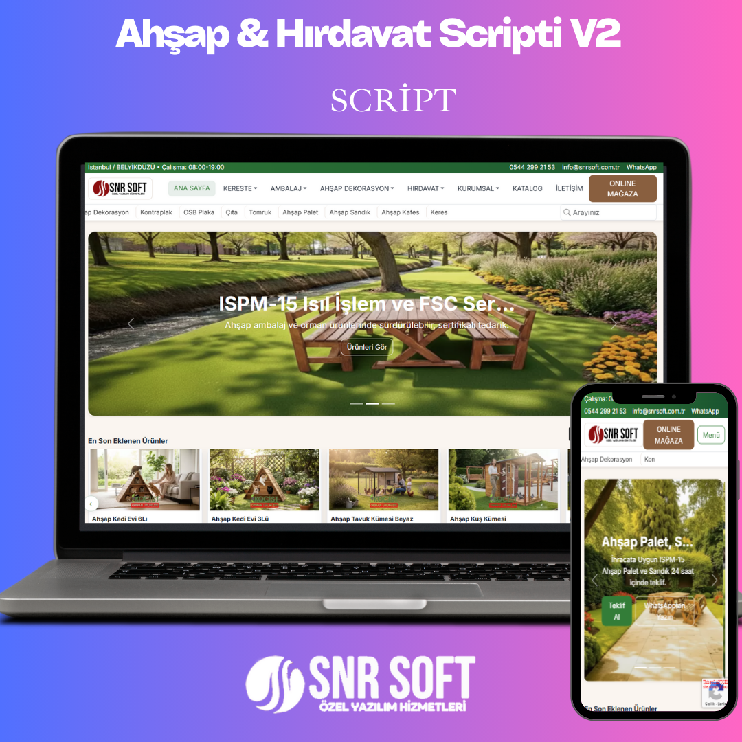 Ahşap & Hırdavat Scripti v1