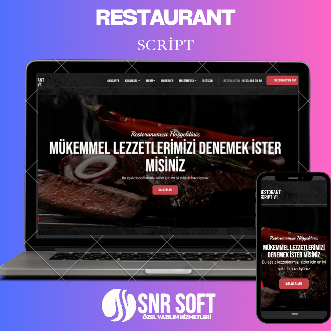 Restoran ve Kafe Yönetim Scripti v1