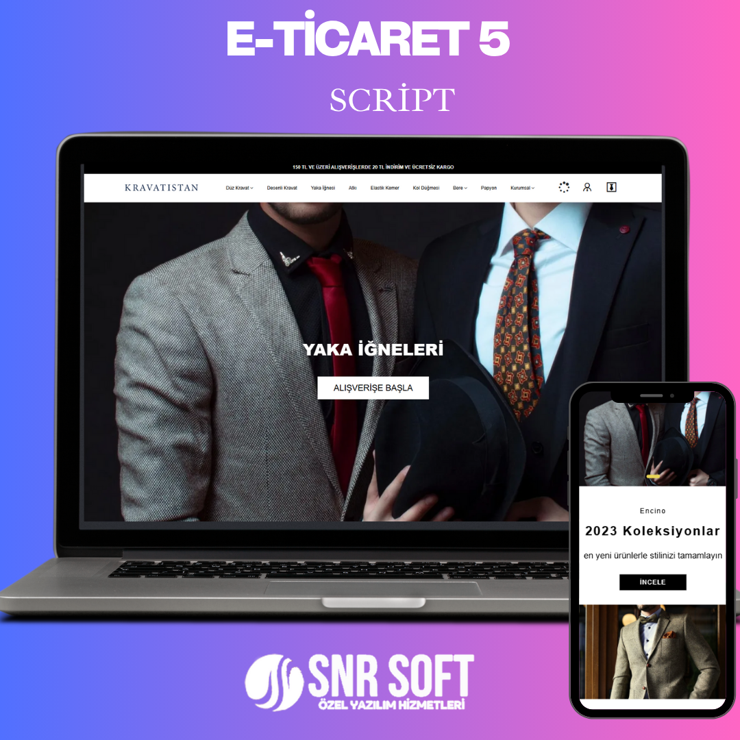 Profesyonel E-Ticaret Scripti v5 | Entegre Panel
