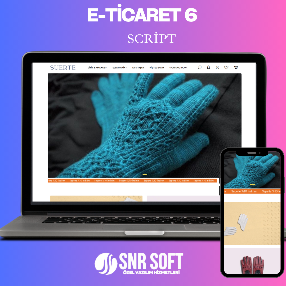 Kurumsal E-Ticaret Scripti v6 | Gelişmiş Panel