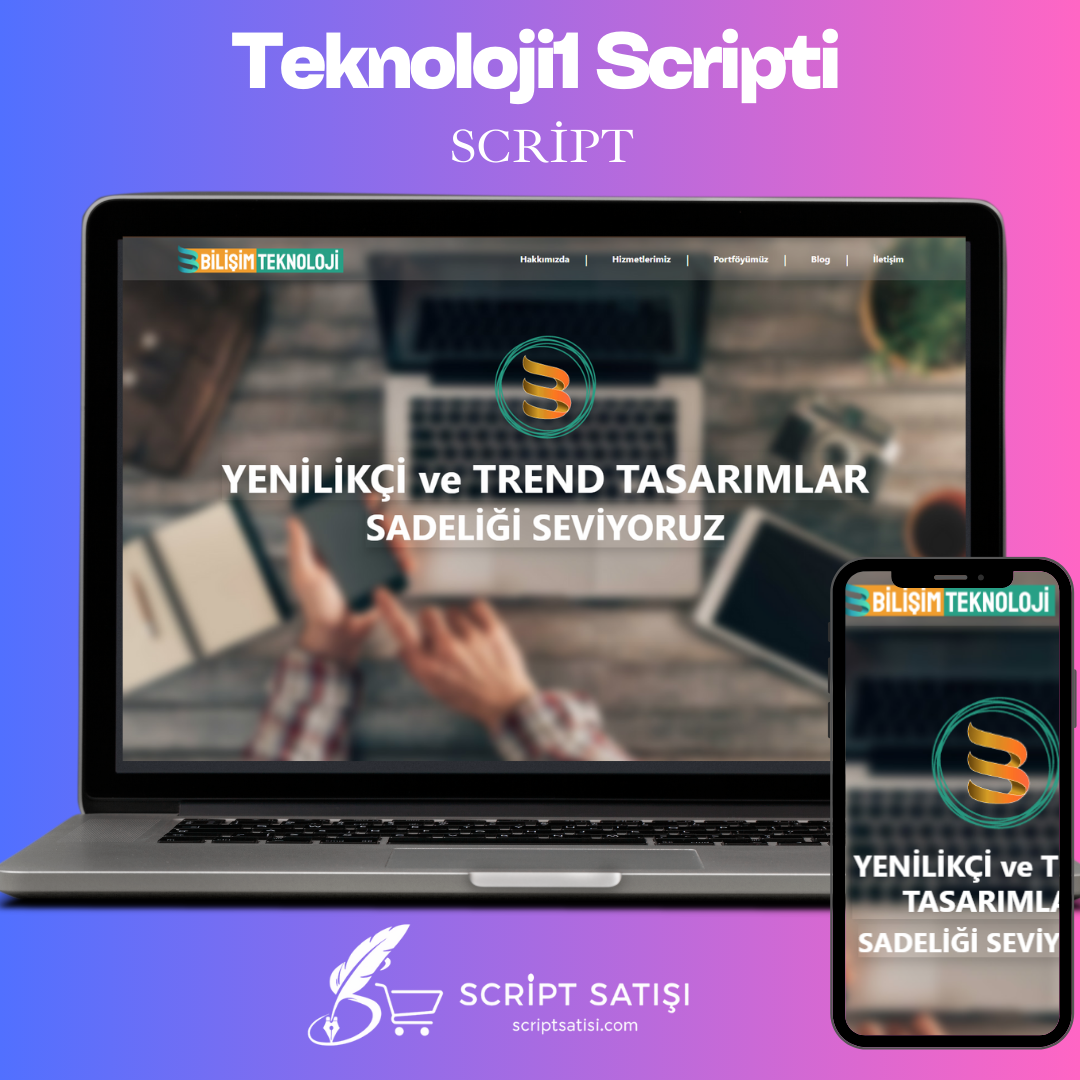 Teknoloji ve Bilişim Kurumsal Web Site Teması