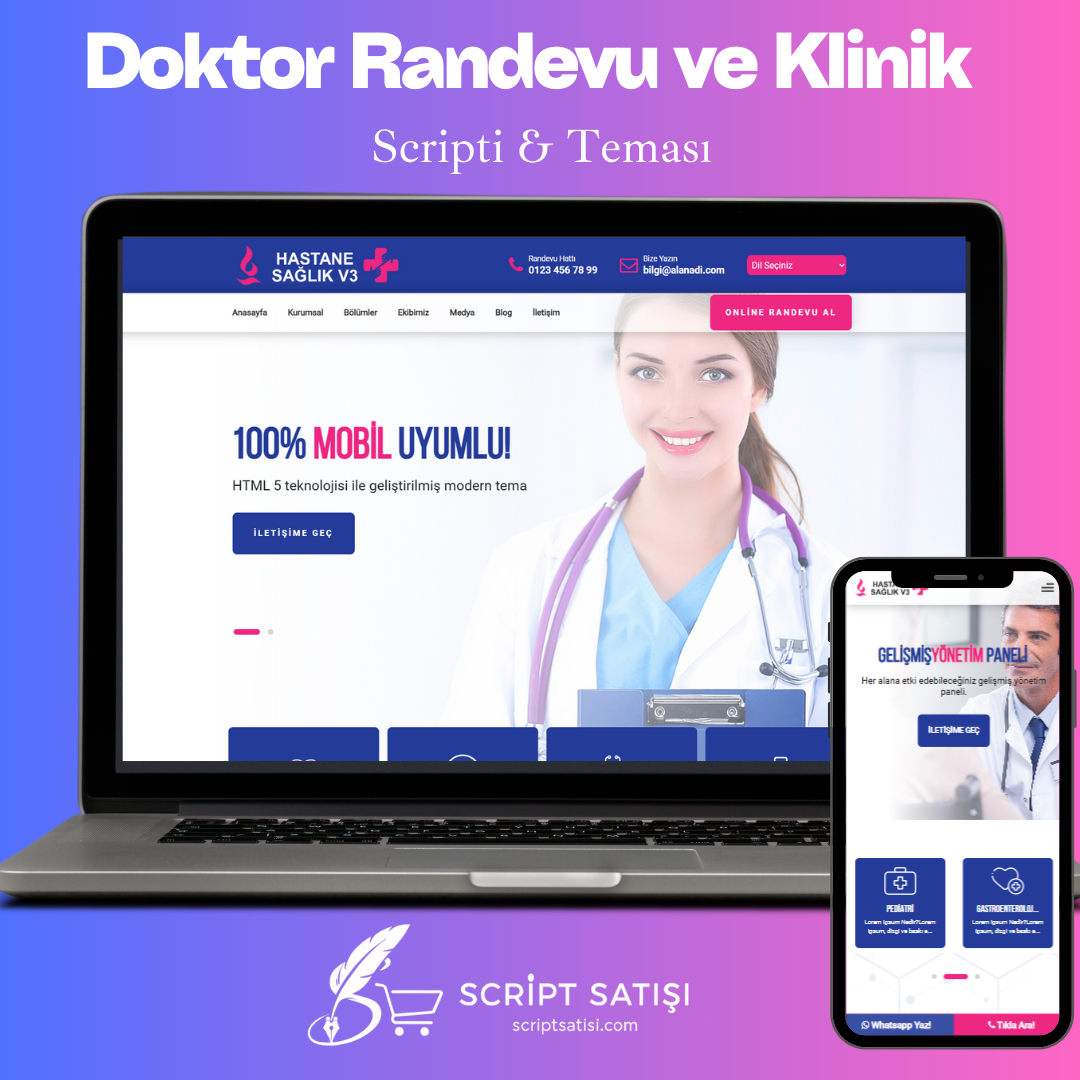 Doktor Randevu ve Klinik Scripti & Teması 2